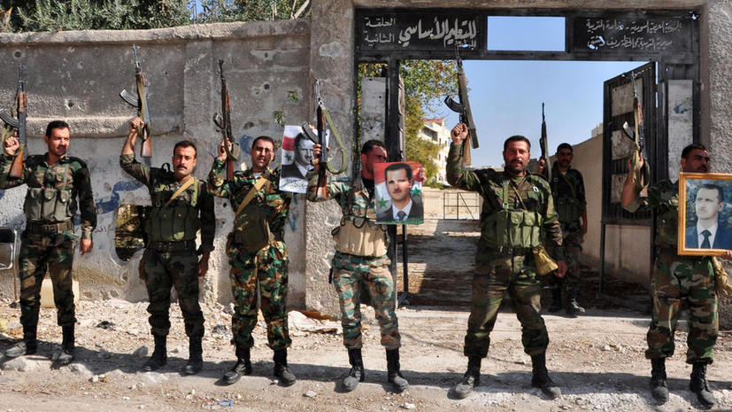 Сирийские правительственные войска освободили от боевиков ряд пригородов Дамаска