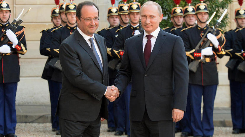 Владимир Путин и Франсуа Олланд на встрече в Париже подробно обсудили ситуацию на Украине