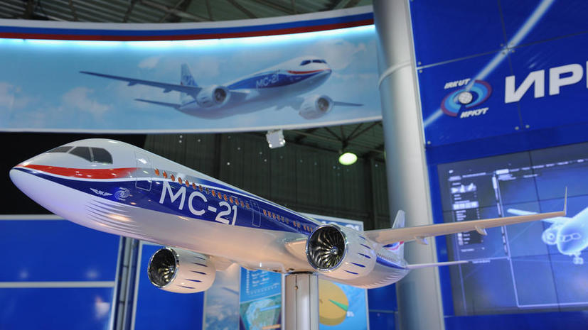 Российские компании рассказали об интересе Запада к перспективному отечественному лайнеру МС-21