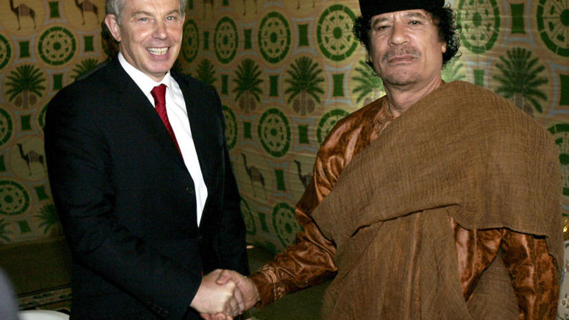СМИ узнали о попытках Тони Блэра спасти Муаммара Каддафи