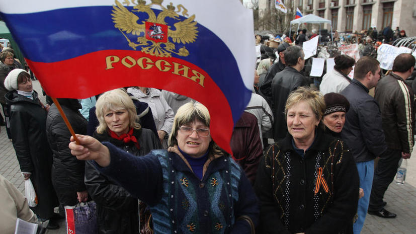 Лидер митингующих в Донецке: Назначенная Киевом власть согласна на референдум о статусе региона