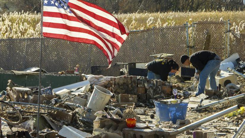 Американские власти отправят  в тюрьму жертв урагана Сэнди