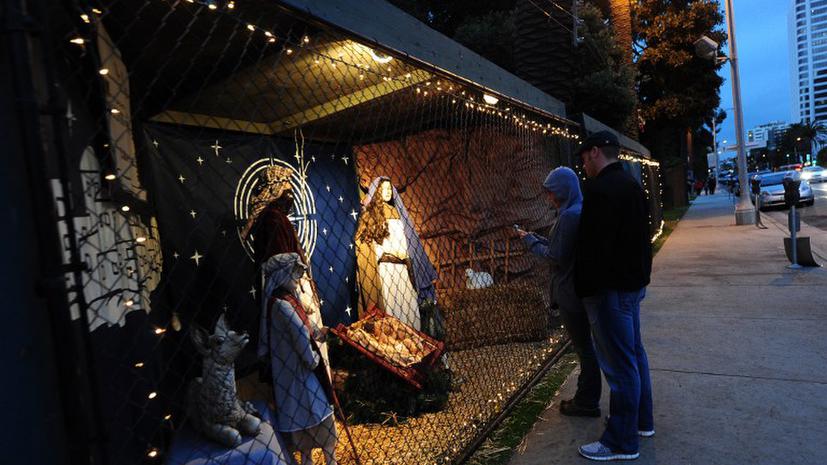 Атеисты хотят лишить жителей Калифорнии Рождества