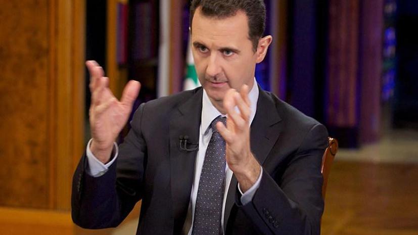 Асад: Удар США по Сирии возможен даже при условии уничтожения химоружия