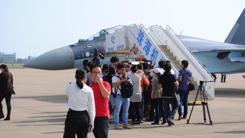 Фото дня: Cу-35 прилетел на авиасалон в Китай