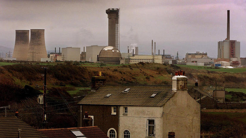 Работы на британском заводе по переработке ядерных отходов остановлены из-за превышения уровня радиации