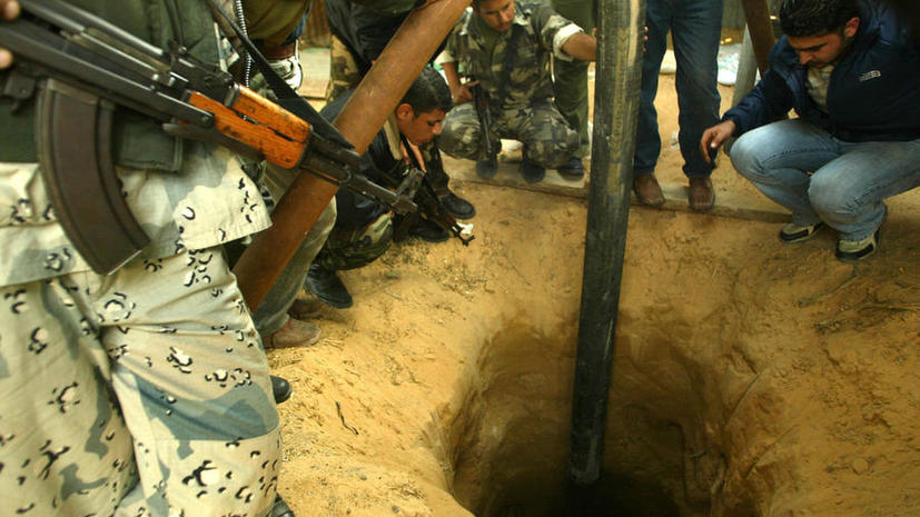 Израильские военные обнаружили подземный тоннель боевиков ХАМАС