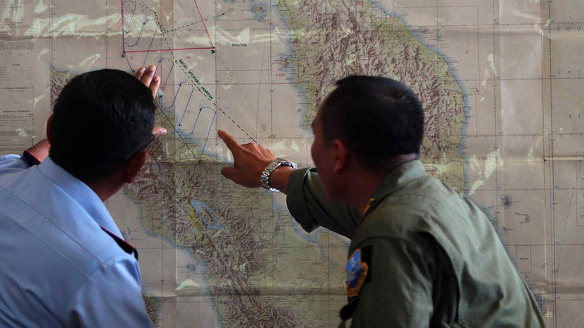 Китайский спутник зафиксировал предполагаемое место крушения лайнера авиакомпании Malaysia Airlines