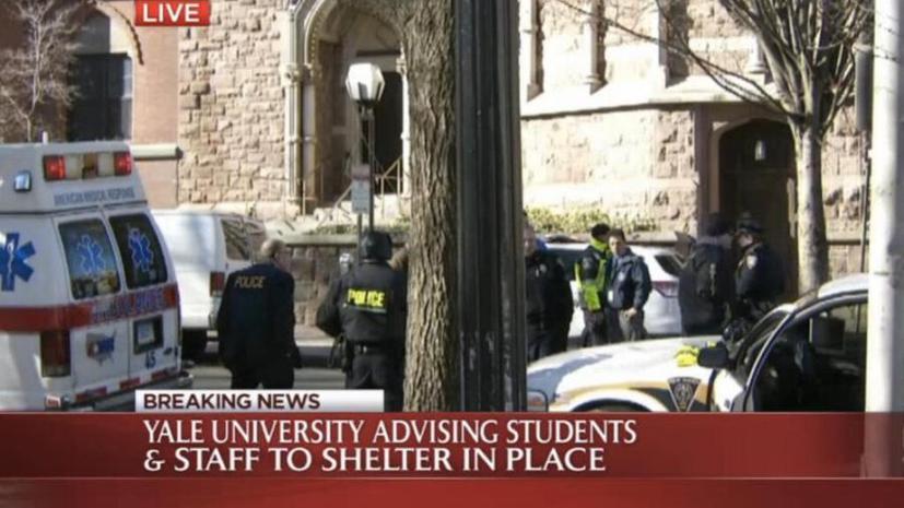 В кампусе Йельского университета объявлена тревога после сообщений о вооружённом человеке