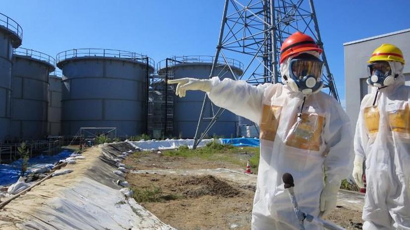 Японцев возмутила карикатура, на которой сумоисты-мутанты борются возле Фукусимы-1