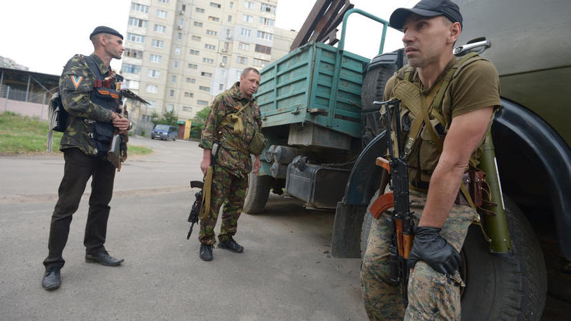 СМИ: Десять украинских пограничников сдались ополченцам в Луганске