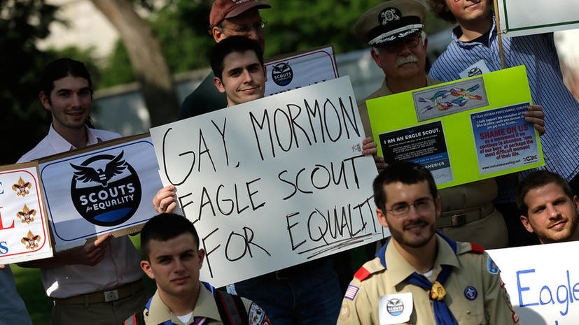В ряды американских бойскаутов начали набирать геев