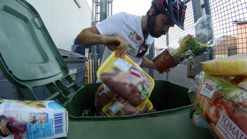 Французский турист проехал пол-Европы, питаясь едой из мусорных баков