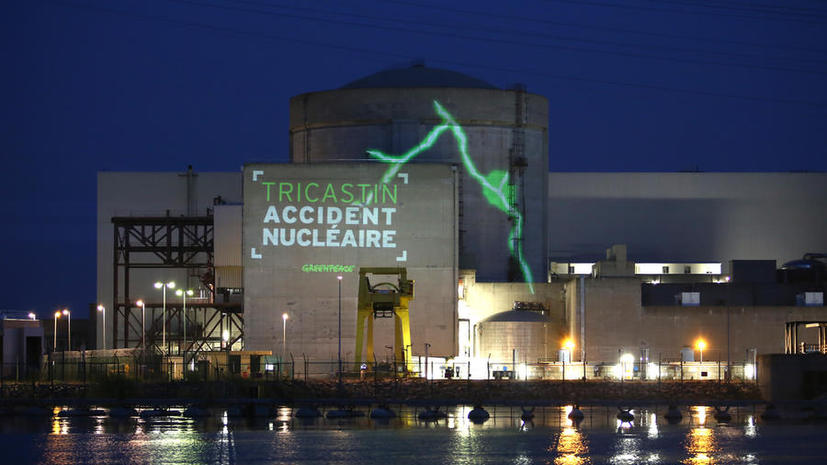 Во Франции задержаны активисты Greenpeace, проникшие на территорию АЭС