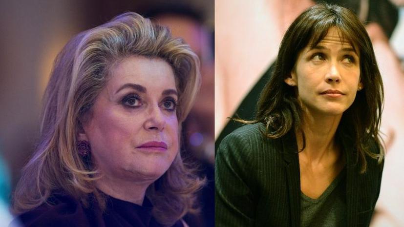 Катрин Денёв и Софи Марсо поссорились из-за президента Франции