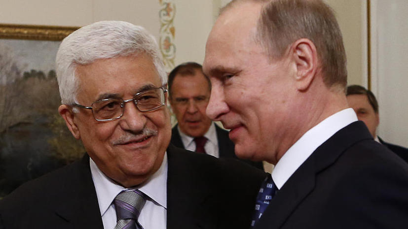 Путин и Аббас надеются урегулировать конфликт между Израилем и Палестиной