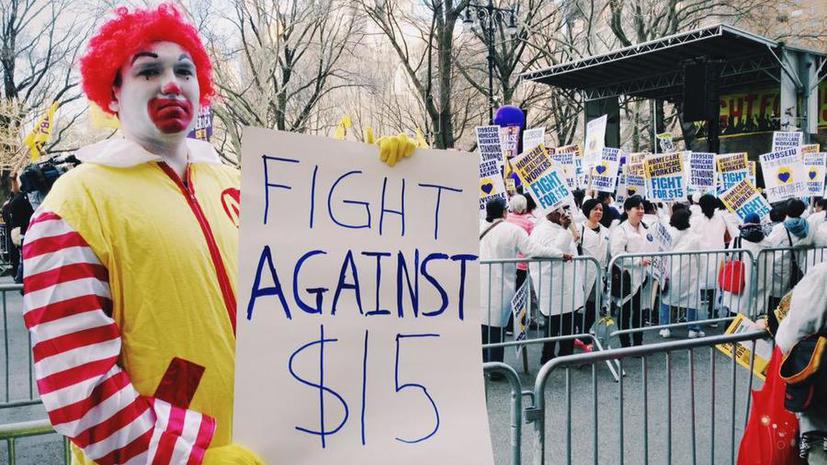 В США на забастовку вышли работники McDonald's