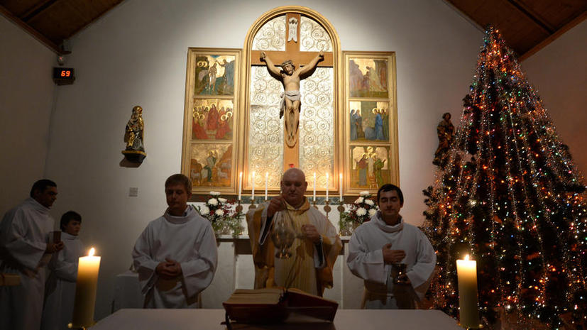 Католики и протестанты по всему миру отмечают Рождество Христово