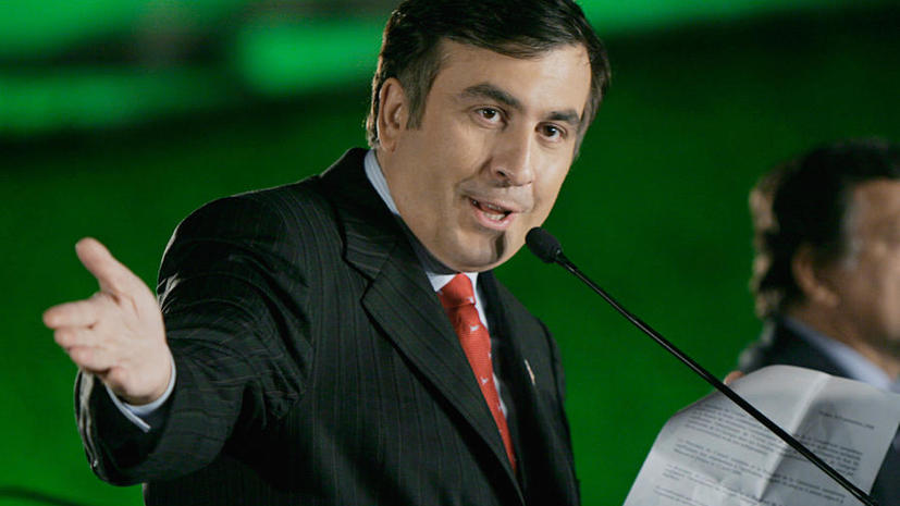 Михаил Саакашвили устроил скандал на официальном приёме