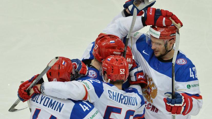 Российские хоккеисты одержали крупную победу над Швейцарией на старте чемпионата мира