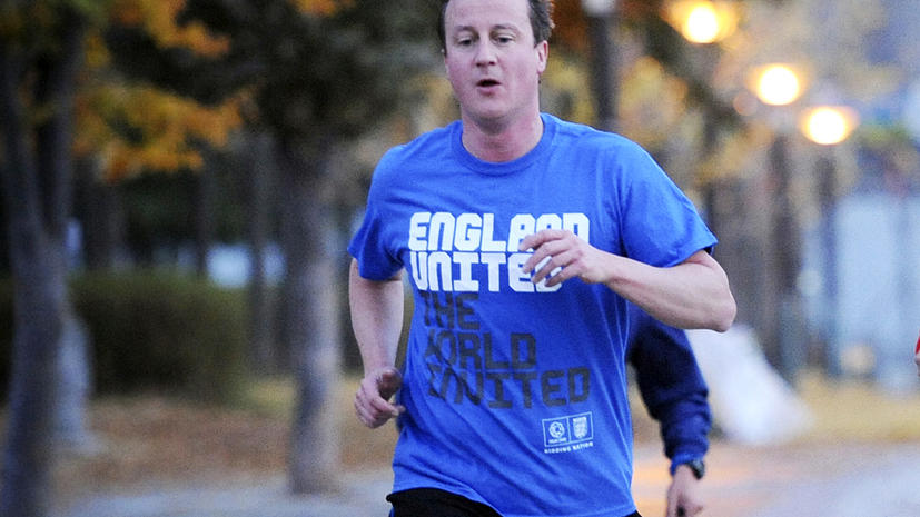 Дэвид Кэмерон поучаствовал в благотворительном забеге