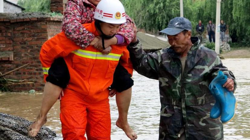 От наводнений на востоке Китая в июне пострадали 666 тыс. человек