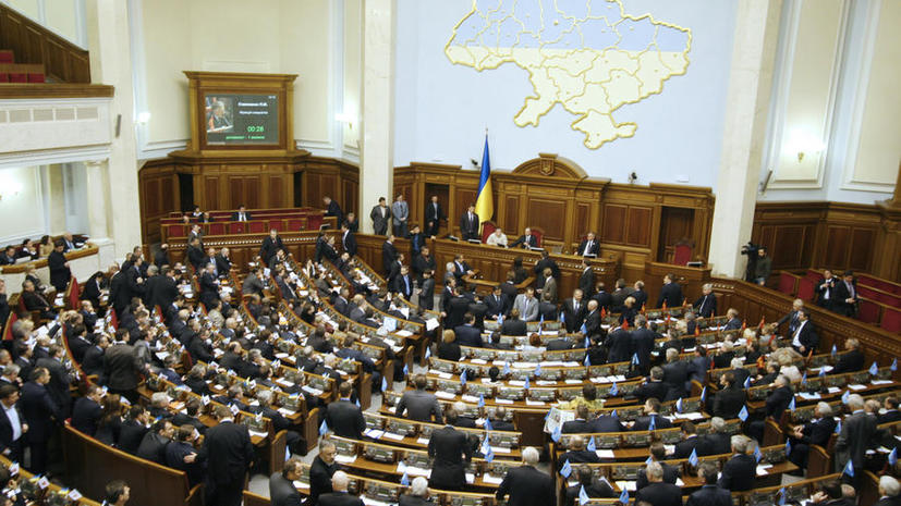 Верховная Рада Украины съехала из здания парламента