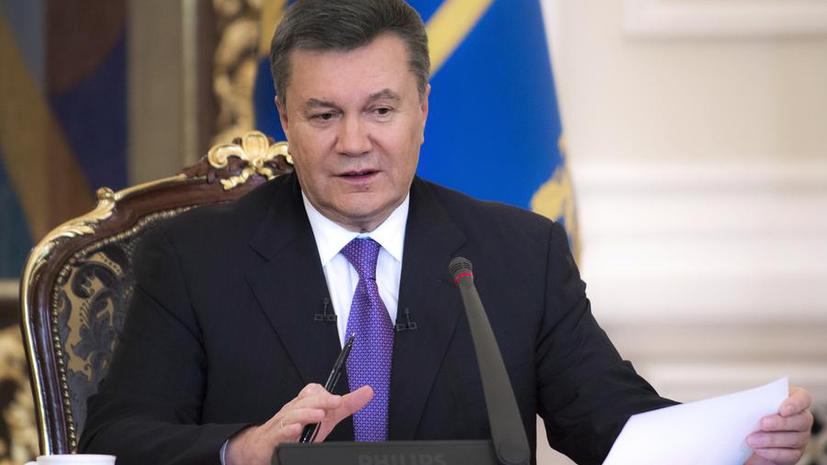 Виктор Янукович находится в России