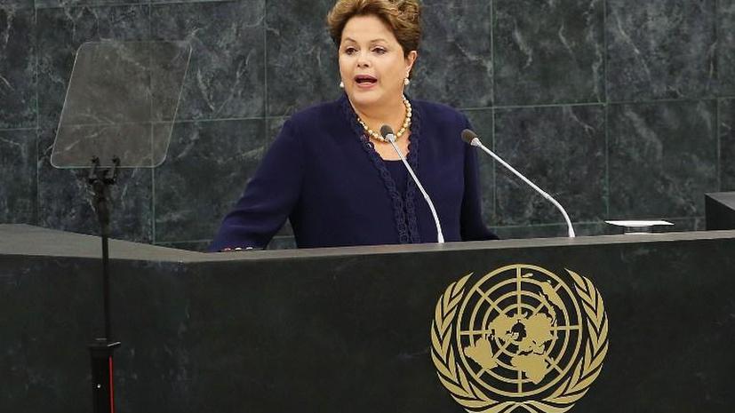 На открытии Генассамблеи ООН президент Бразилии раскритиковала США за слежку