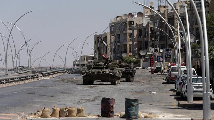 Сирийские военные поймали боевиков с банками зарина