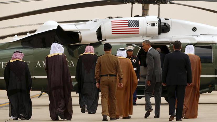 Долетел — и ладно: Обаму прохладно встретили в жарком Эр-Рияде