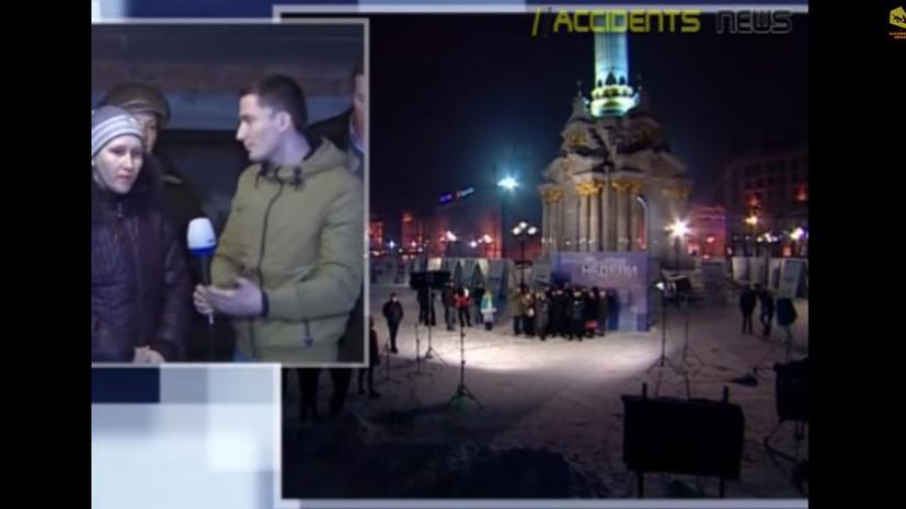 Украинские телеведущие в прямом эфире попытались замять скандал между Майданом и Донецкой областью