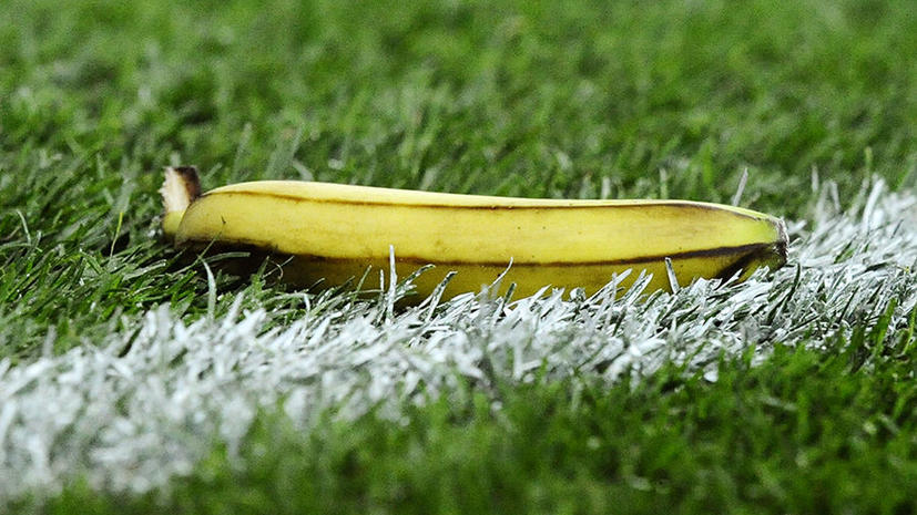 Британский пенсионер запустил в футбольного арбитра бананом
