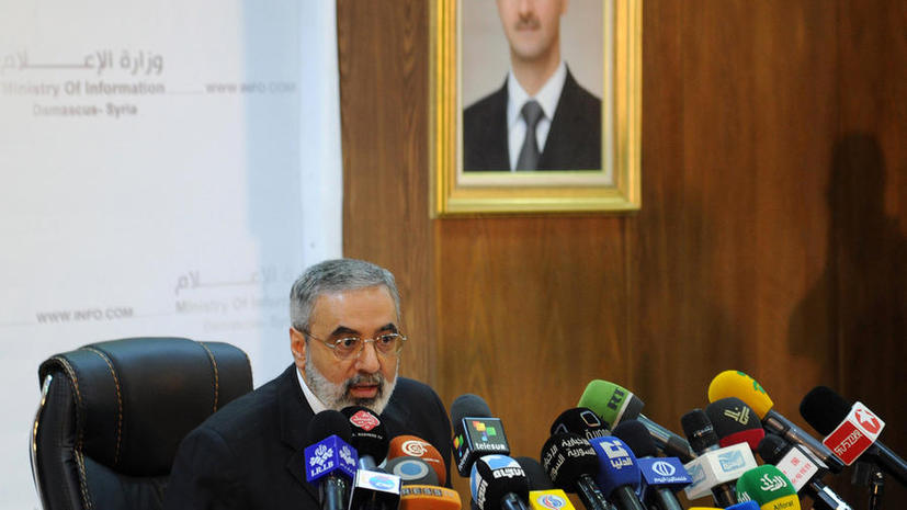 Министр информации Сирии: «Агрессия Израиля открывает дверь любым возможностям»
