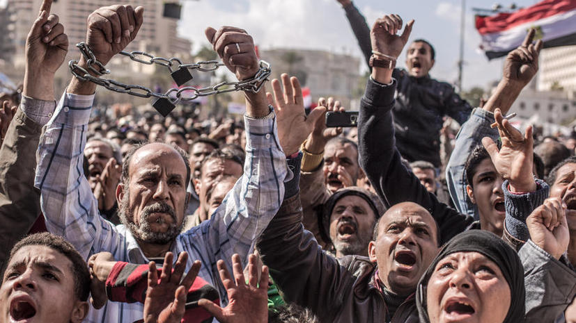 Жители египетских городов вышли на массовые акции протеста