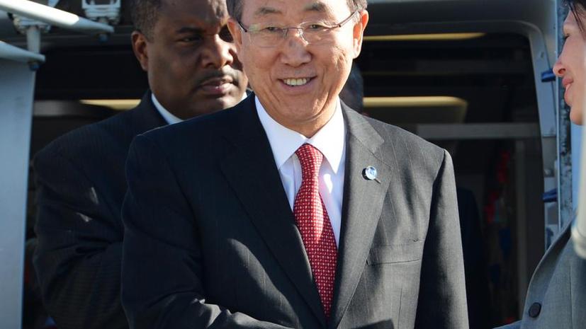 Генсек ООН Пан Ги Мун призвал к скорейшему созыву конференции «Женева-2», напомнив о недопустимости военного конфликта