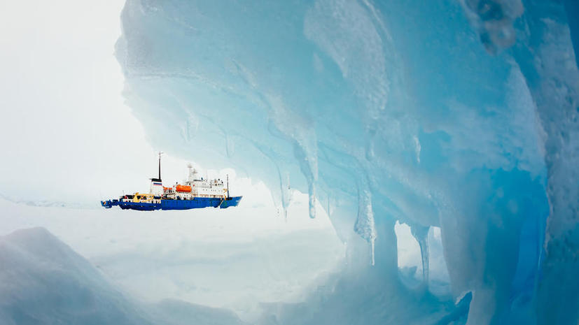 Экипаж «Академика Шокальского» будет встречать Новый год во льдах Антарктиды