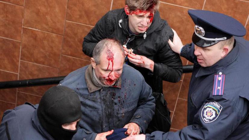 В результате столкновений в Харькове пострадали 50 человек