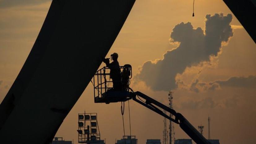 Двое рабочих погибли во время строительства стадиона в Бразилии