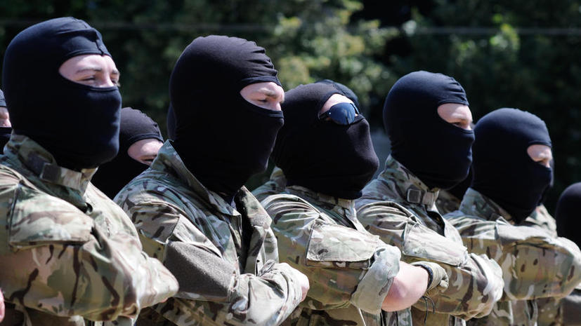 ​Бойцы батальона «Айдар» штурмовали проходную Минобороны Украины