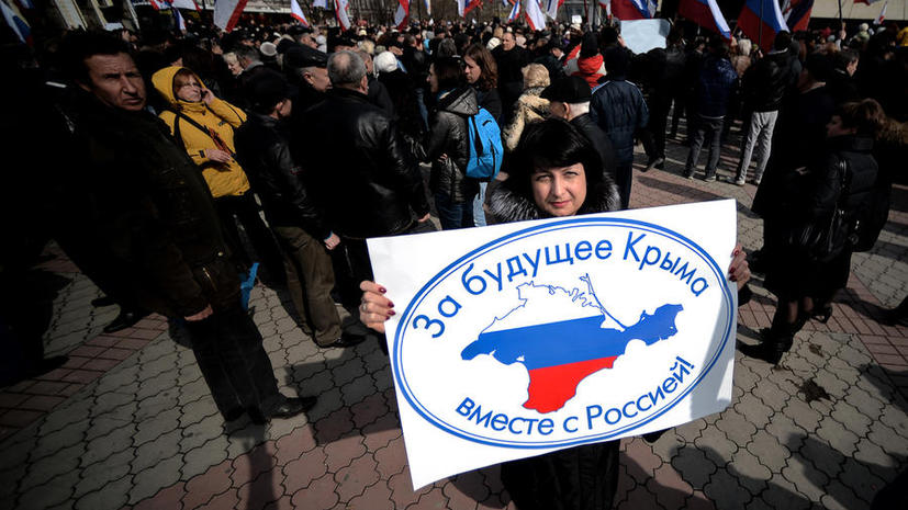 Опрос: 93% крымчан поддерживают присоединение Крыма к России