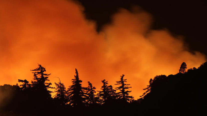 Жители более 1,5 тыс. домов эвакуированы из-за пожаров в США
