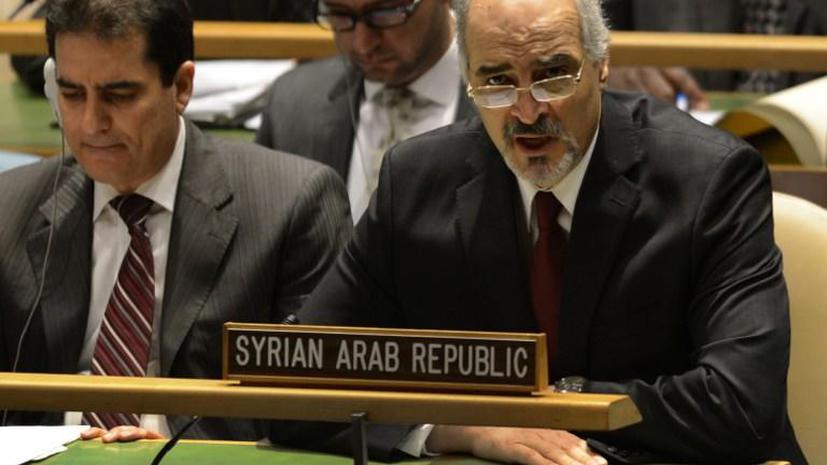 Посол Сирии в ООН обвинил Турцию, Саудовскую Аравию и Катар в снабжении сирийских повстанцев химическим оружием