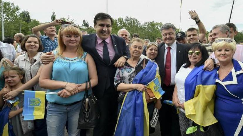 Украинские политики и журналисты высмеяли назначение Михаила Саакашвили