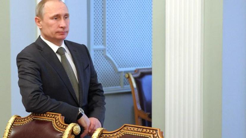 Владимир Путин назвал адекватными меры, принимаемые Россией в отношении Украины
