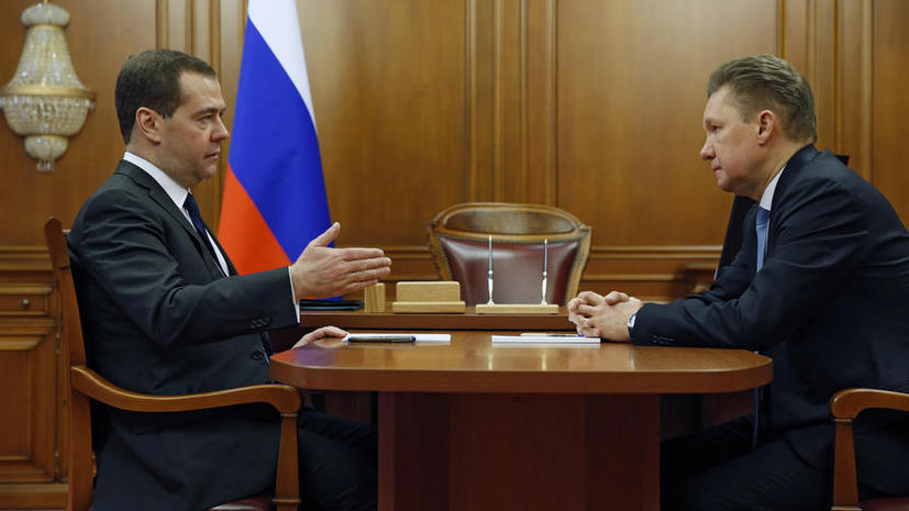«Газпром» по поручению Медведева будет отслеживать ситуацию с отбором российского газа на Украине