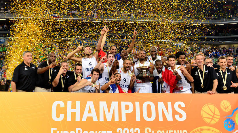 Сборная Франции выиграла чемпионат Европы по баскетболу