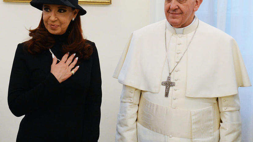 Президент Аргентины попросила Папу Римского вмешаться в фолклендский конфликт