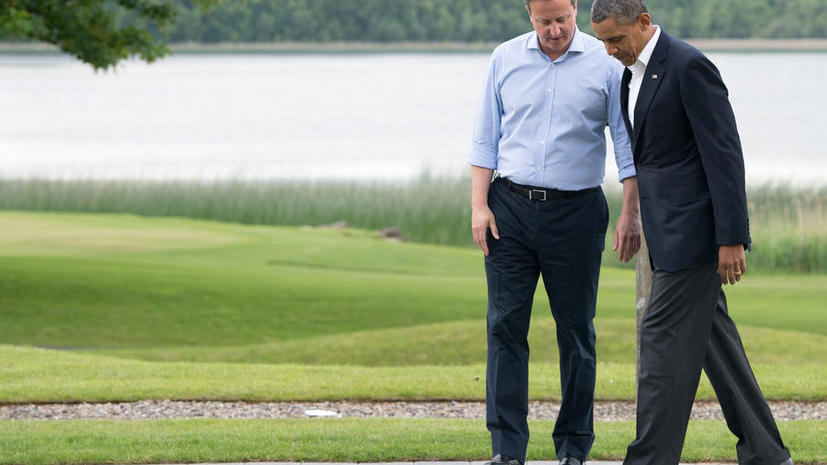 Барак Обама и Дэвид Кэмерон полагают, что Россия уже начала платить за свои действия на Украине