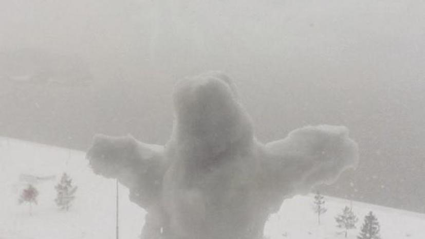 Пользователи соцсетей делятся фото и видео последствий сильного снегопада в Омске